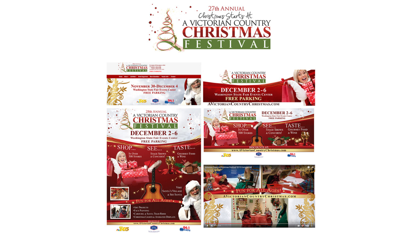 A Victorian Country Christmas Festival Campaign