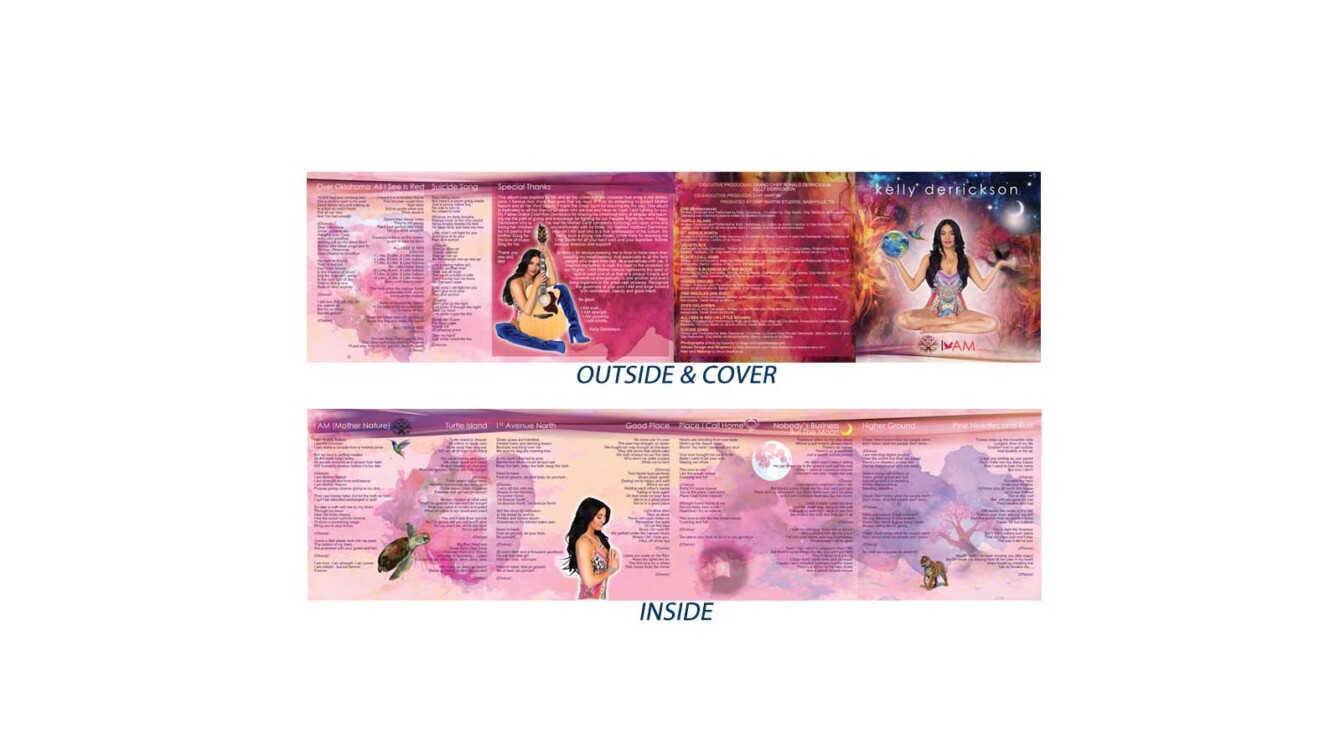 Kelly Derrickson I AM CD Booklet